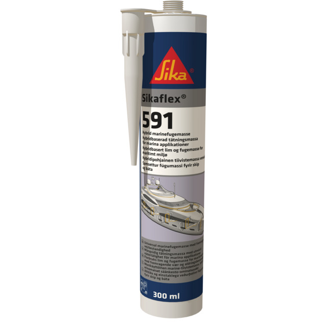 FOGMASSA SIKAFLEX-591 VIT WHITE 300ML